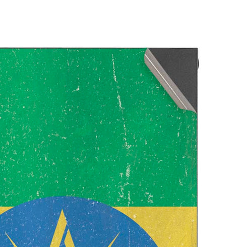 Ethiopia Flag Distressed XBox Series X Digital Edition Console Skin